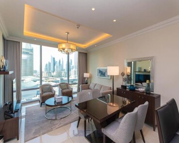 Burj Khalifa View| Serviced 1 Bed Apartment| Low Floor